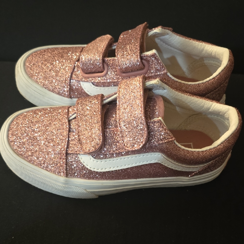 Vans Glittery Pink Kids Sneakers